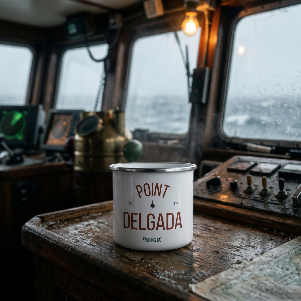 Point Delgada Standard Issuer Enamel Mug