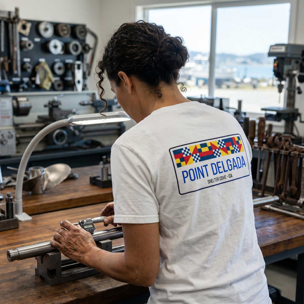 Point Delgada Standard Issue Signal Code T-shirt