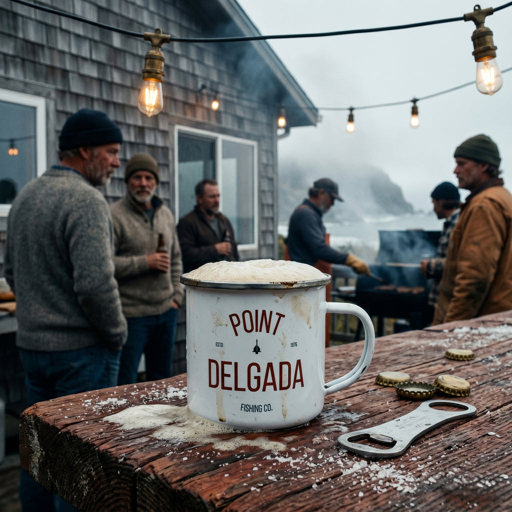 Point Delgada Standard Issuer Enamel Mug