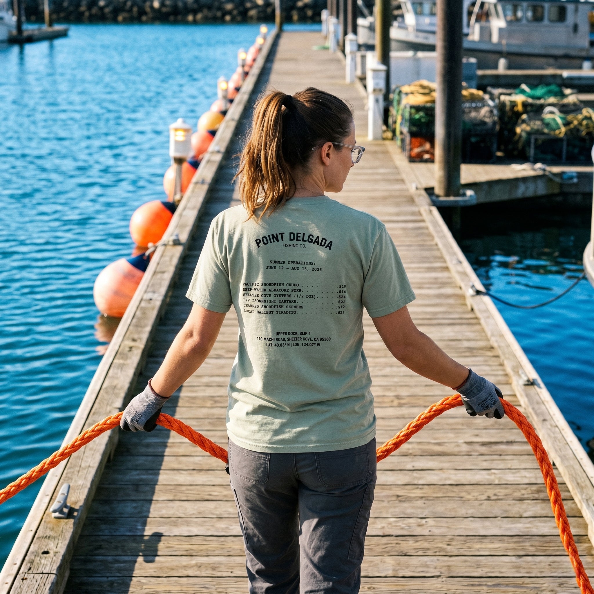 Point Delgada Summer Operations '26 Heavyweight Tee