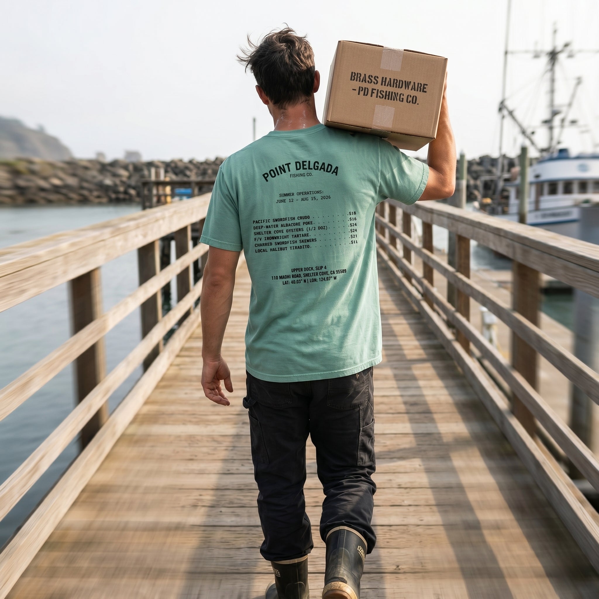 Point Delgada Summer Operations '26 Heavyweight Tee